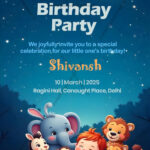 Birthday Invitation Card