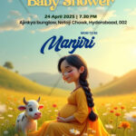 baby shower invitation - dohale jewan