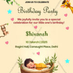 birthday invitation card
