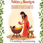 naming ceremony invitation card