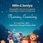 naming ceremony invitation maker